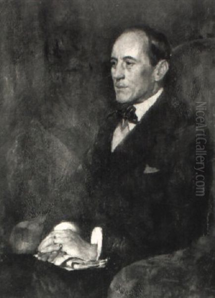 Herrenportrait Oil Painting by Waldemar Coste