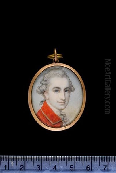 A Gentleman Oil Painting by Richard Cosway