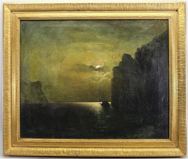 Luminous Coastal Painting Oil Painting by William Coulter