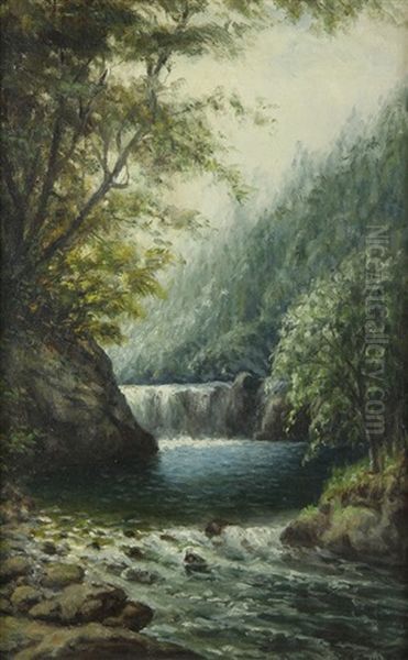 Near Skagg's Springs Oil Painting by William Coulter