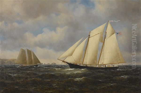 Emilie Pilot Ship, No. 3 Oil Painting by William Coulter