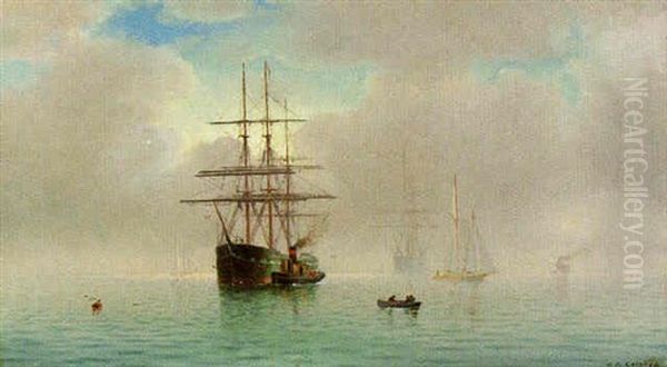 San Francisco Bay Oil Painting by William Coulter