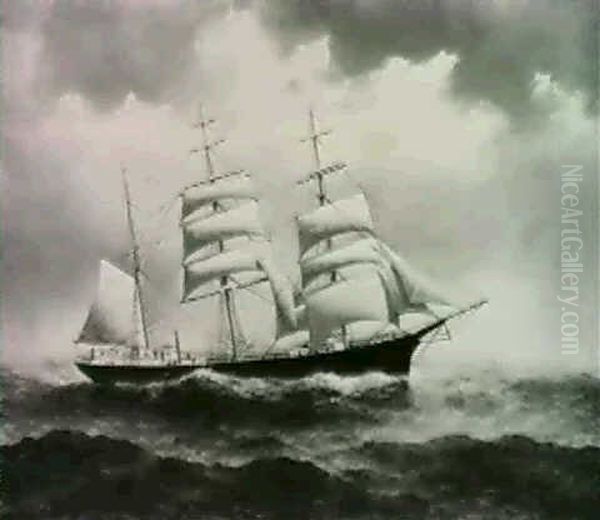 Colusa Trimmed For Storm Oil Painting by William Coulter