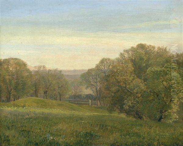 Fruhlingslandschaft Oil Painting by Janus Andreas Bartholin La Cour