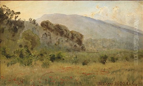 Fra Italien Oil Painting by Janus Andreas Bartholin La Cour