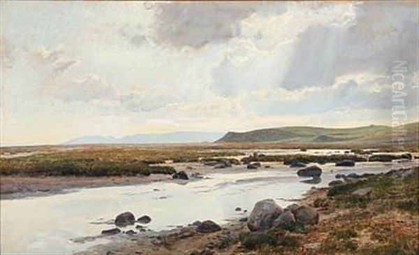 Fra Mols (from Mols) Oil Painting by Janus Andreas Bartholin La Cour