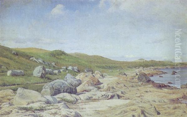 Fra Helgenaes Oil Painting by Janus Andreas Bartholin La Cour