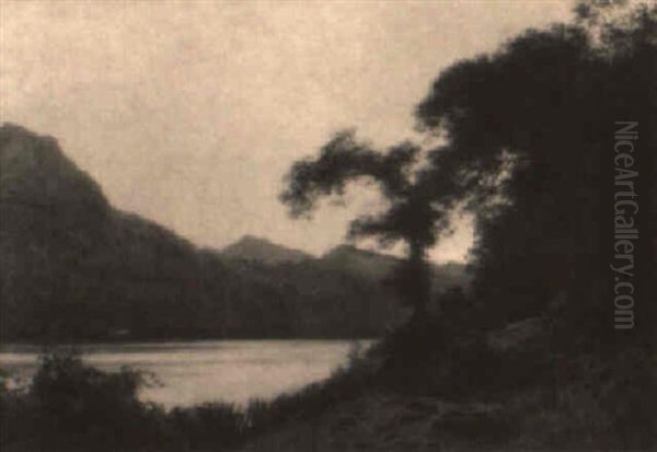 Parti Fra Comos+en Oil Painting by Janus Andreas Bartholin La Cour