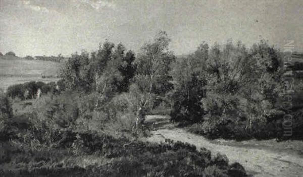 Parti Fra Guden+ Oil Painting by Janus Andreas Bartholin La Cour