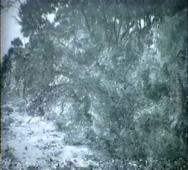 Strandparti, Sommer Oil Painting by Janus Andreas Bartholin La Cour