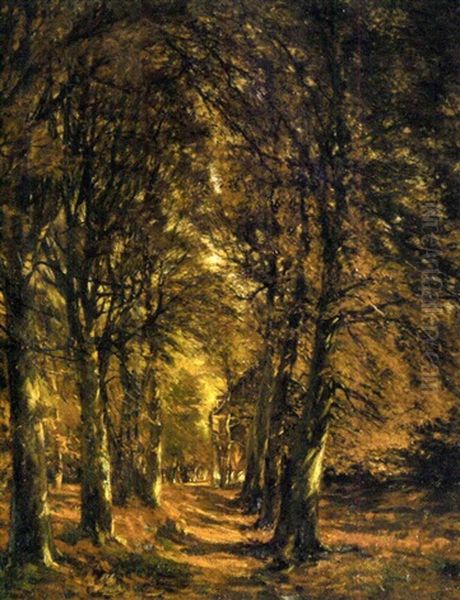 Automne Oil Painting by Franz Courtens