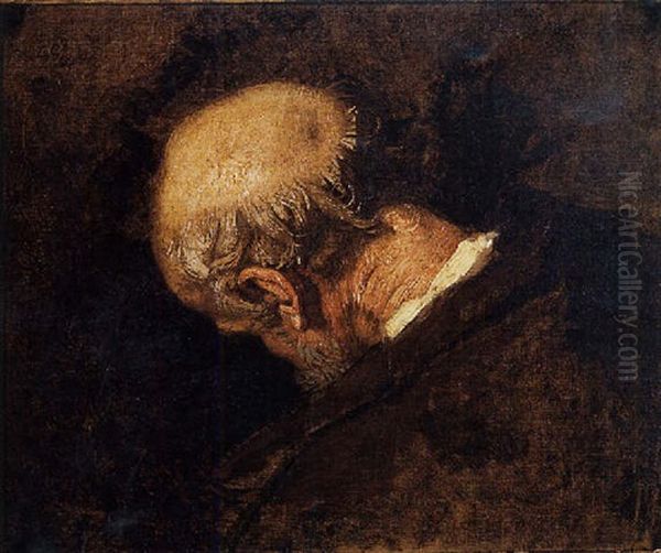 Marriage Of Harlequin Oil Painting by Thomas Couture