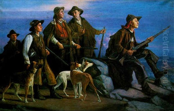 Los Aguluchos Oil Painting by Adelardo Covarsi