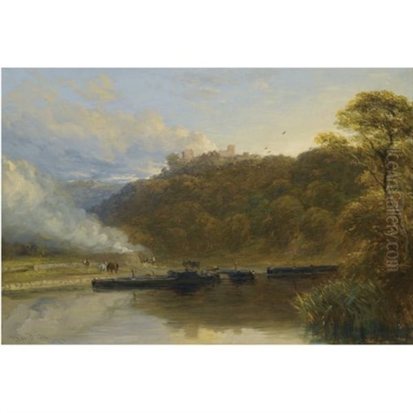 Dudley Castle, Warwickshire Oil Painting by David Cox