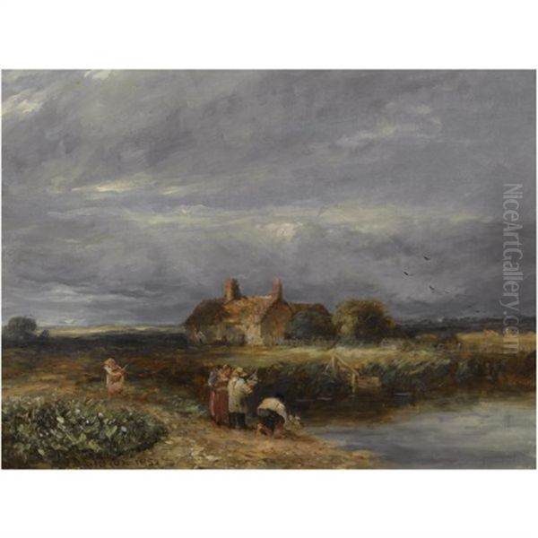 The Young Mariners Oil Painting by David Cox
