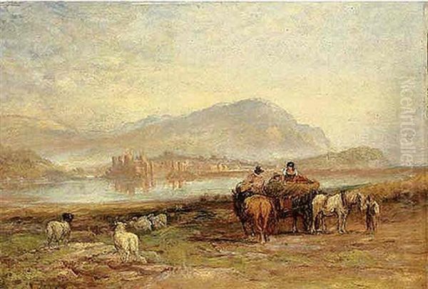 Conway Castle Oil Painting by David Cox