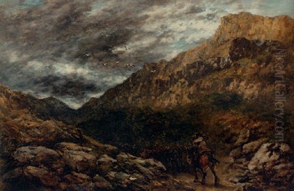 The Coming Storm Oil Painting by David Cox