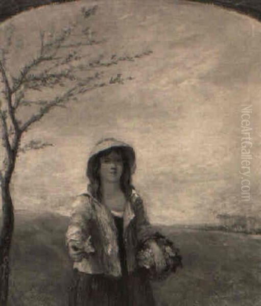 The Four Seasons Oil Painting by David Cox