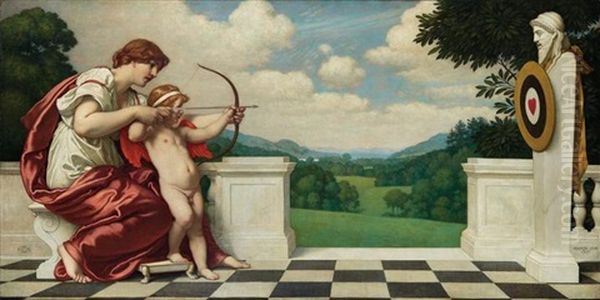 The Education Of Cupid Oil Painting by Kenyon Cox