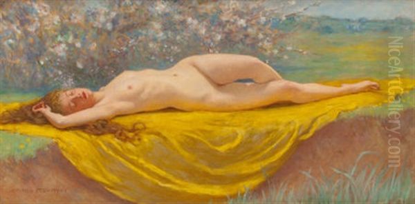 May, 1890 Oil Painting by Kenyon Cox