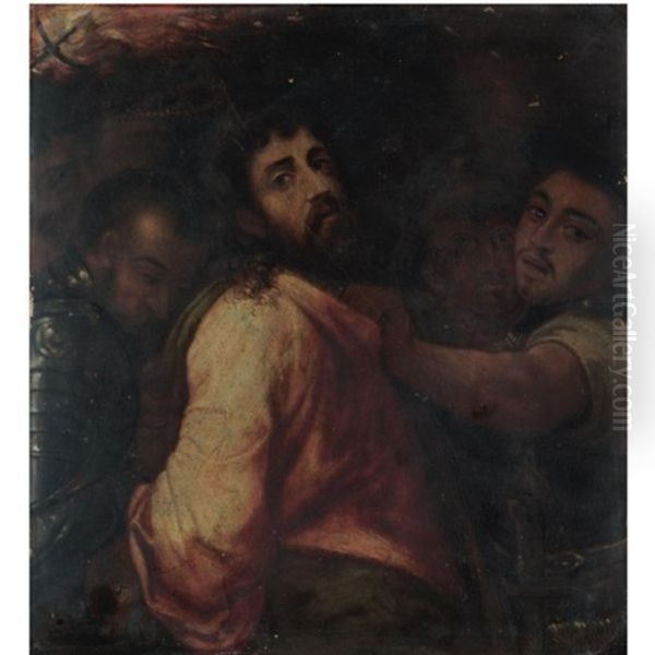 The Arrest Of Christ Oil Painting by Michiel Coxie