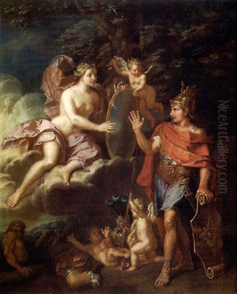 Mars Et Venus Oil Painting by Noel Coypel