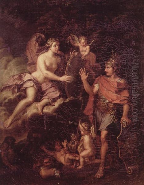 Venus Et Mars Oil Painting by Noel Coypel