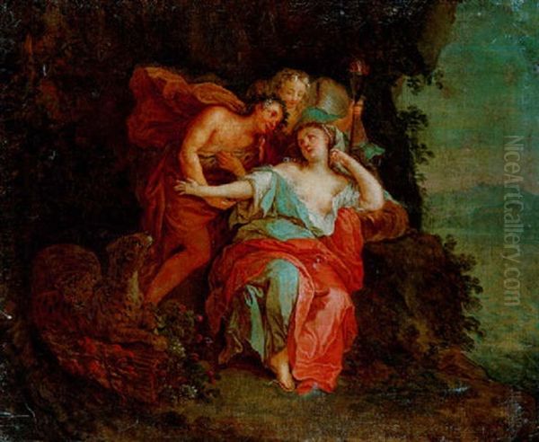 Bacchus Und Ariadne Auf Naxos Oil Painting by Antoine Coypel