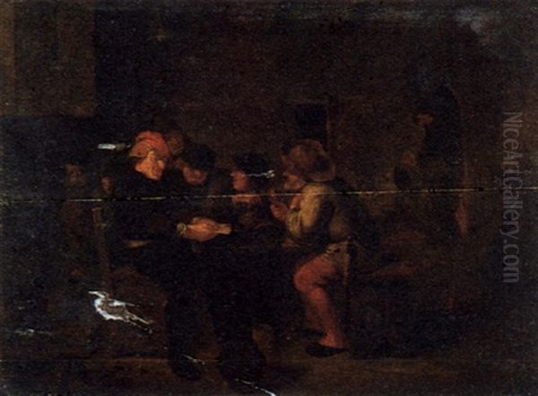 Bauerninterieur Oil Painting by Joos van Craesbeeck