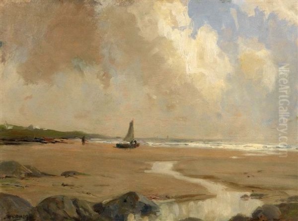 Preparing The Boat Oil Painting by James Humbert Craig