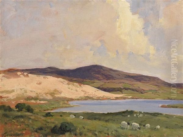 The Sand Dune, Dunfanaghy Oil Painting by James Humbert Craig