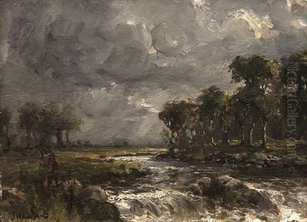 On The Tweed, Scotland Oil Painting by James Humbert Craig
