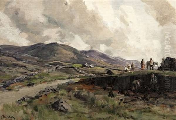 In The Rosses Oil Painting by James Humbert Craig