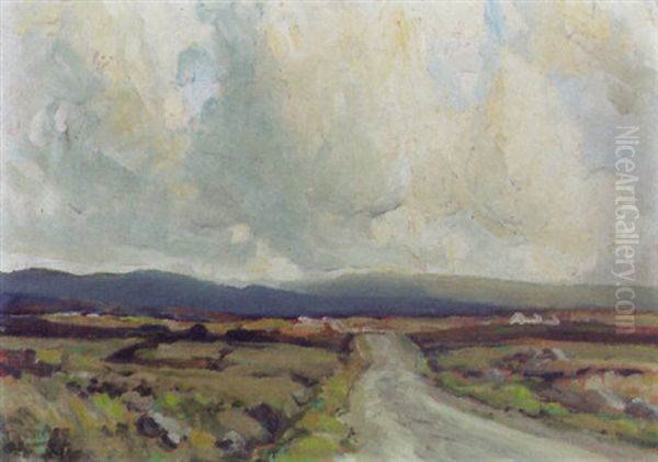 Road To Glenveigh, Co. Donegal Oil Painting by James Humbert Craig