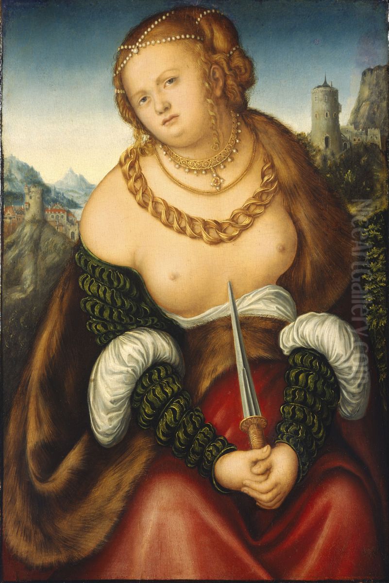 Lucretia Oil Painting by Lucas Cranach the Elder
