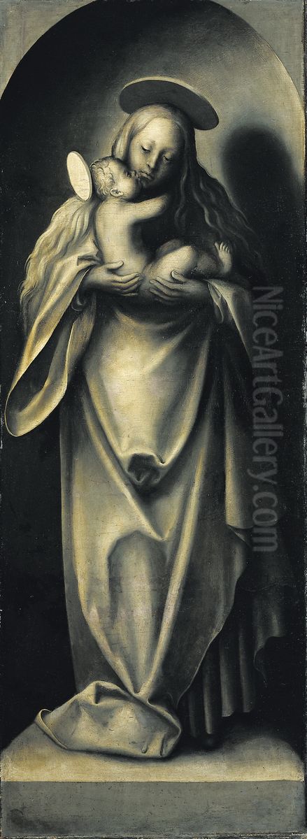 Madonna And Child Oil Painting by Lucas Cranach the Elder