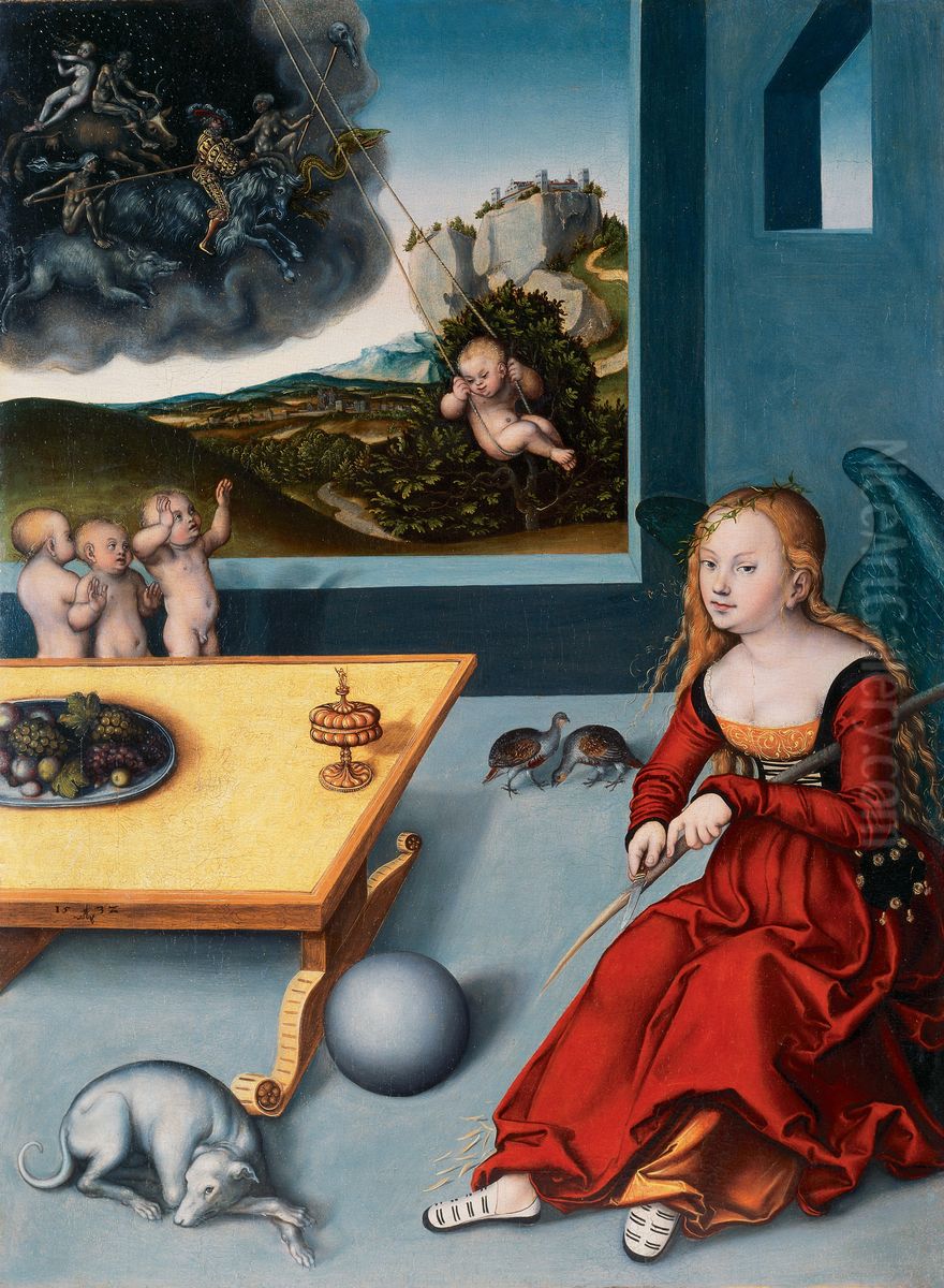 Melancholia Oil Painting by Lucas Cranach the Elder
