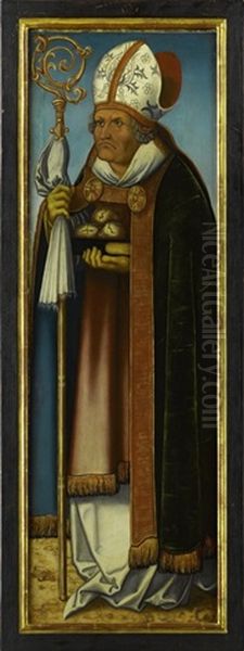 Hl. Nikolaus Von Bari Oil Painting by Lucas Cranach the Elder
