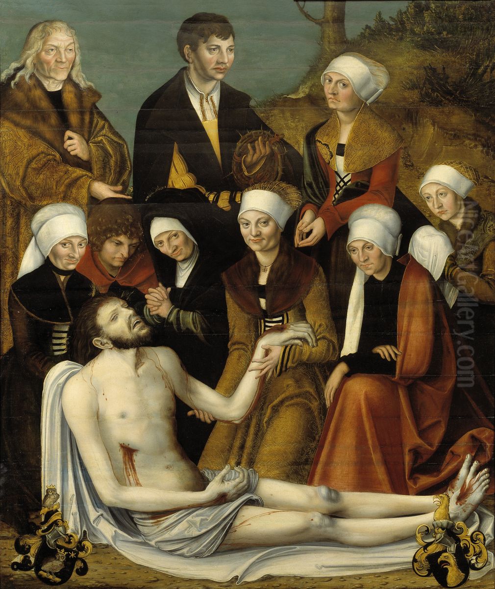 The Lamentation Oil Painting by Lucas Cranach the Elder