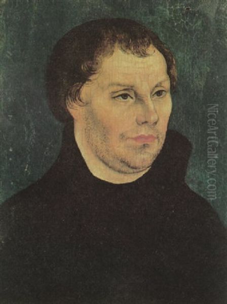 Bildnis Martin Luthers Oil Painting by Lucas Cranach the Elder