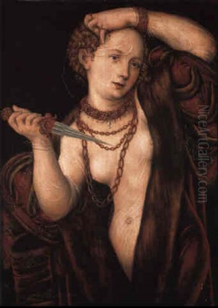 Lucretia Oil Painting by Lucas Cranach the Elder