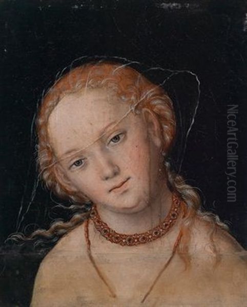 Der Kopf Der Judith Oil Painting by Lucas The Younger Cranach