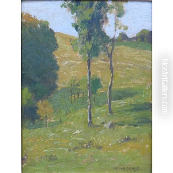 Hillsides, Herkimer Co Oil Painting by Bruce Crane