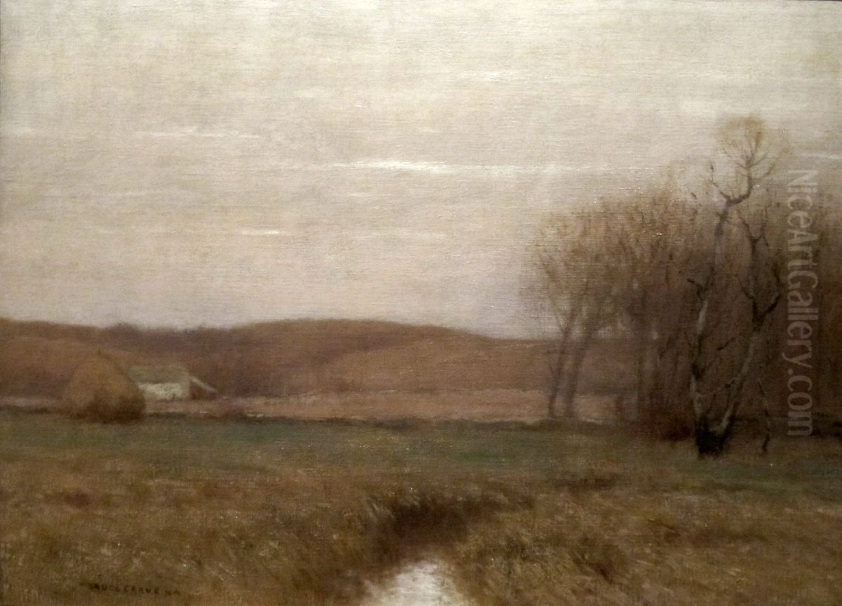 Fall Morning Oil Painting by Bruce Crane