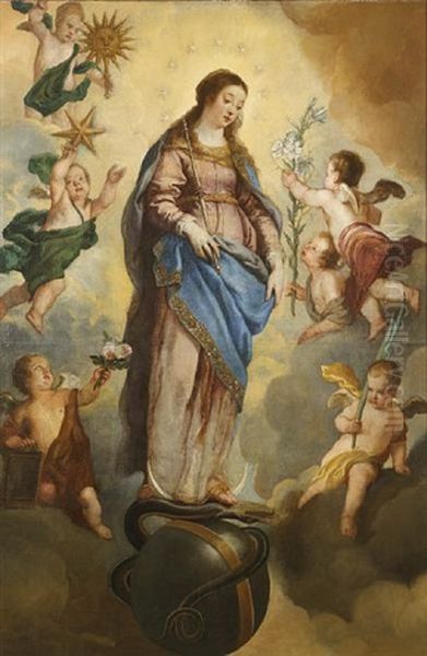 The Immaculate Conception Oil Painting by Caspar de Crayer