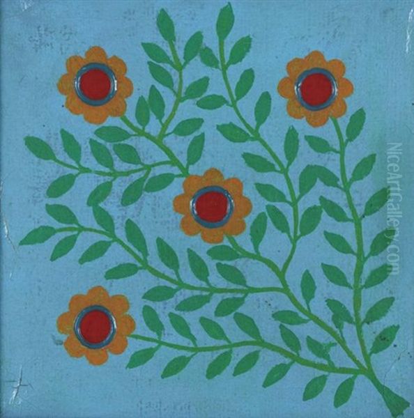 Fleurs Oil Painting by Fleury Joseph Crepin