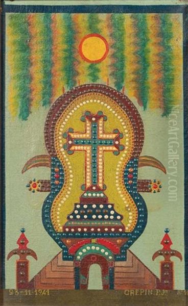 No. 160 Oil Painting by Fleury Joseph Crepin