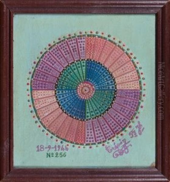 Composition No.256 Oil Painting by Fleury Joseph Crepin