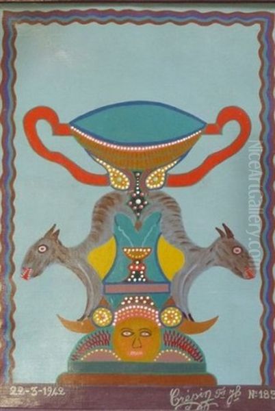 No.  183 Oil Painting by Fleury Joseph Crepin