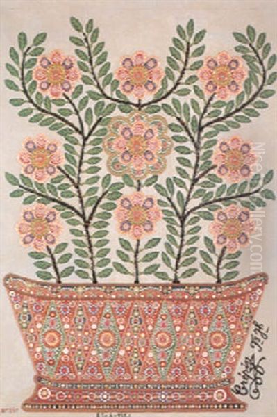 Fleurs, No.330 Oil Painting by Fleury Joseph Crepin